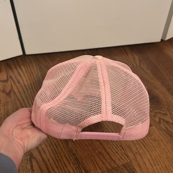 DINKING CHAMP PINK TRUCKER HAT - Picture 3 of 5